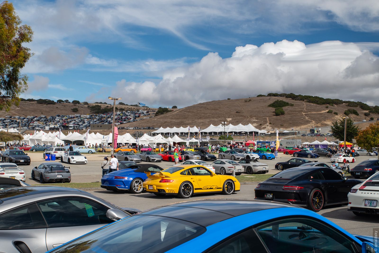 Corrals parking lot