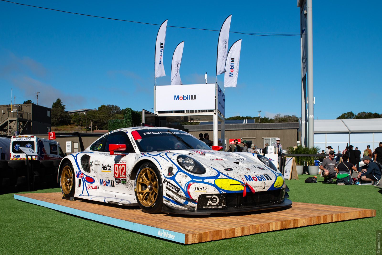 911 RSR (991), #912 — 70th-anniversary livery