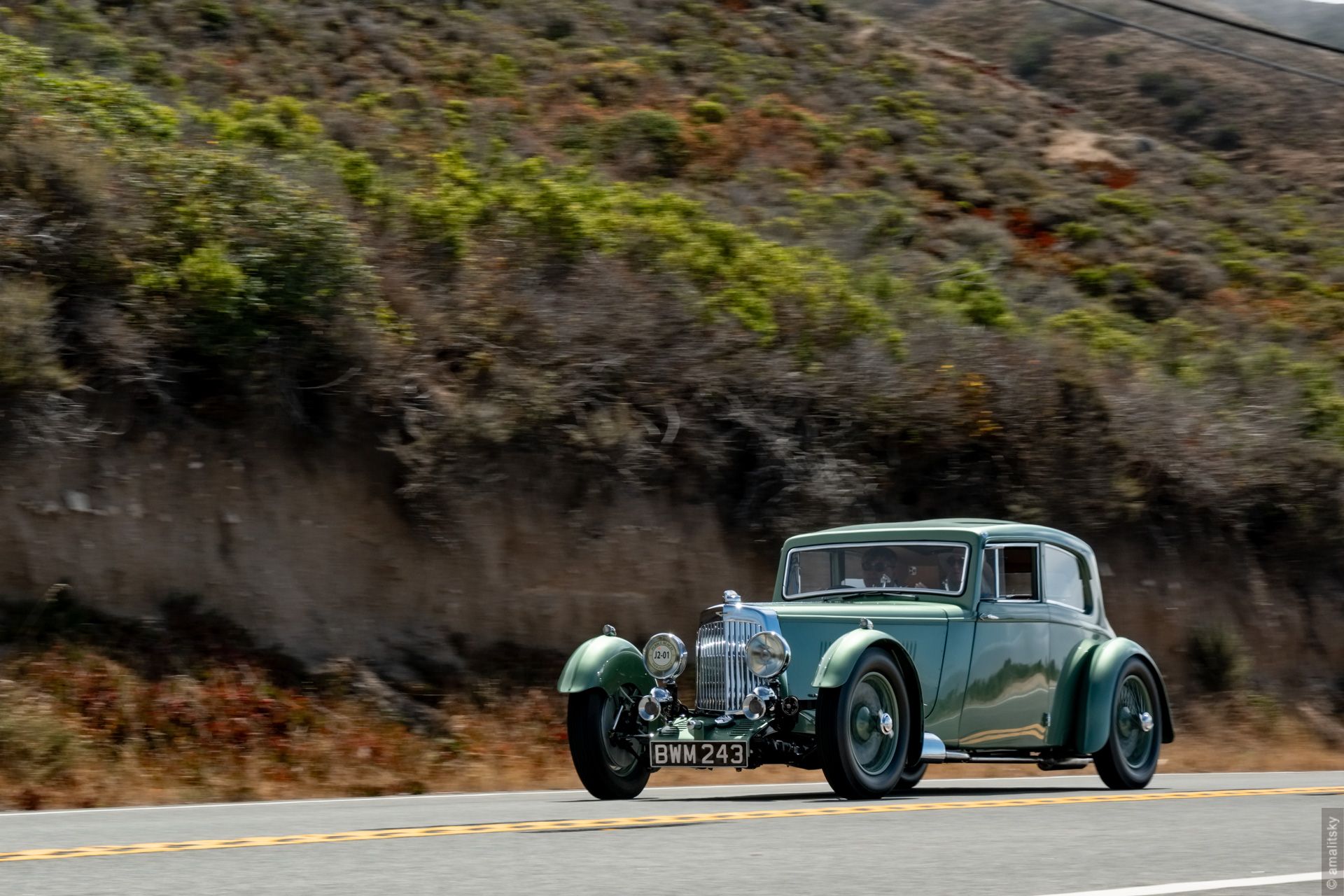 1935 Aston Martin Mark II Bertelli Sports Saloon
