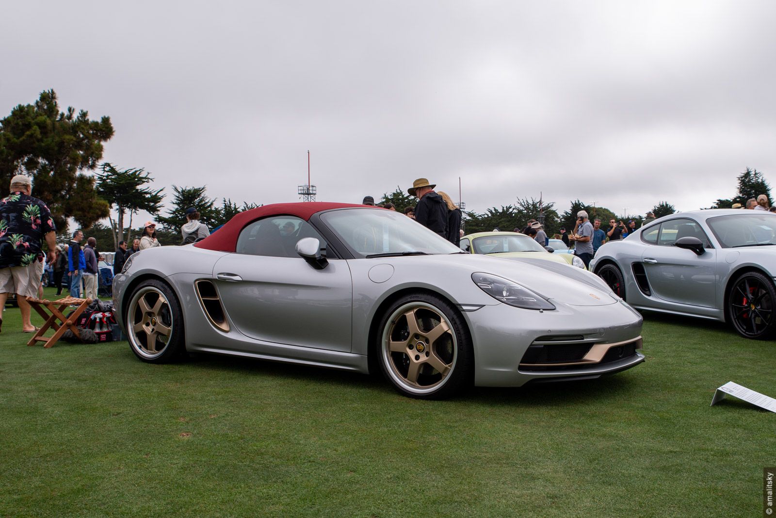 Porsche 718 Boxster 25 years. Judged Field