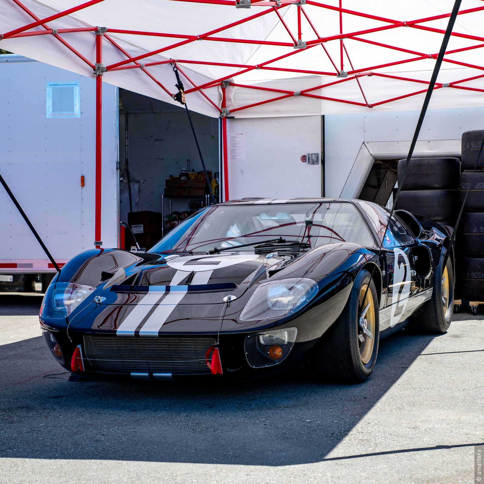 Restored 1966 LeMans winner GT40